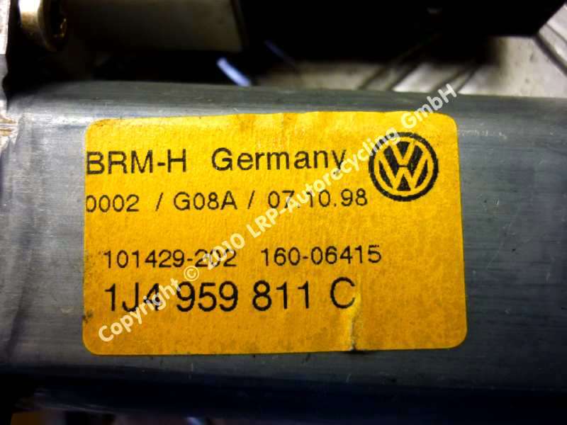 VW Bora original Fensterhebermotor 1J4959811C hinten links BJ1998